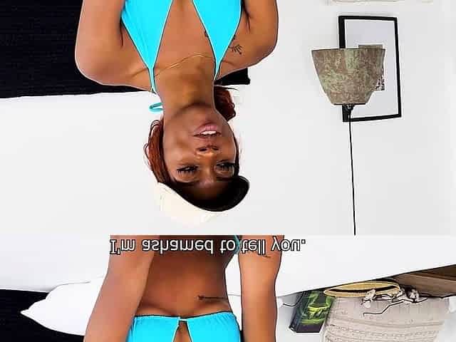 Tight Ebony Latina Teen Stepdaughter Stretched By BWC In