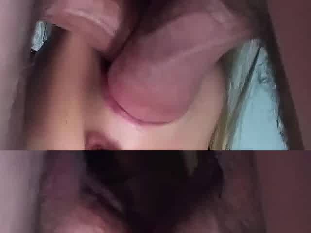 Blond Chick Deepthroats Biggest Dick with Drooling Intensity