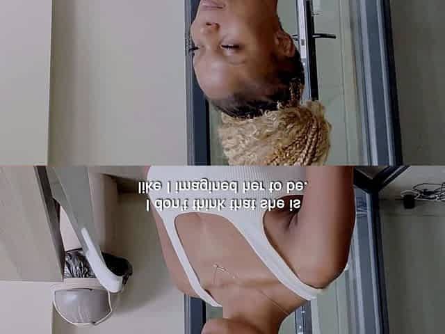 This BIG TITS EBONY ditched her man