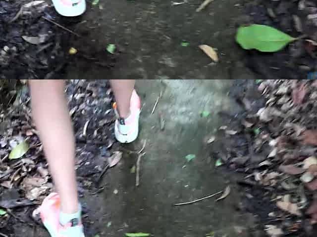 Amateur outdoor european skank