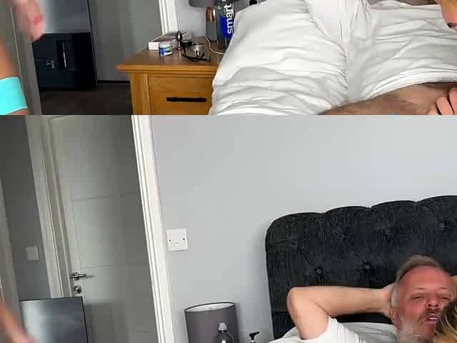 Blonde babe doublepentrated by 2 DILFs