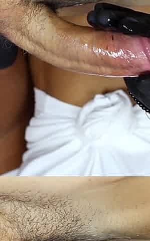 Glans rubbing handjob lead to big cumshot