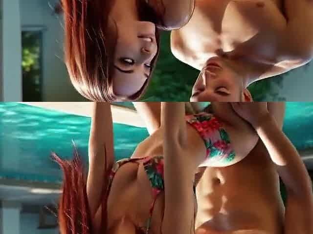 Ai generated Annabell at the pool