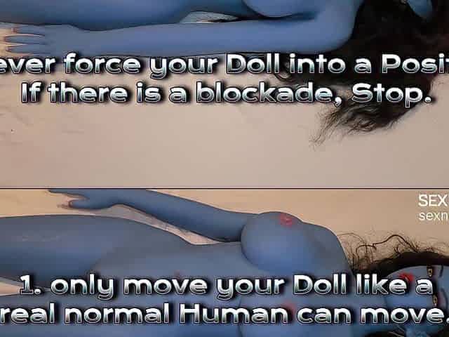 Bedroom poses with Doll Arden from Sexndolls