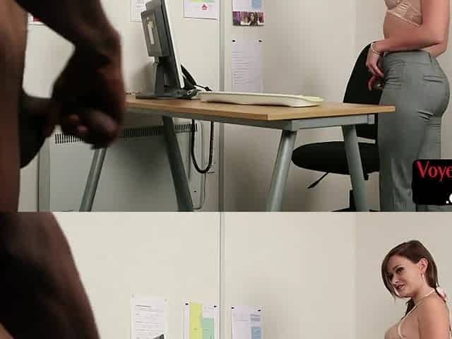 Amateur voyeur teasing BBC guy