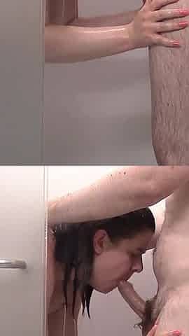 Chubby Housewife Gets Pounded in the Shower