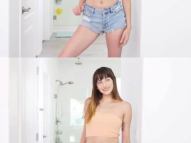 SKINNY SLUT LANA SMALLS LOVES DIDING DADDY'S DICK