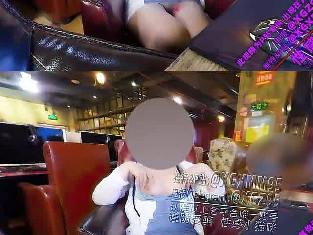 Old wife's secret arousal in crowded public space