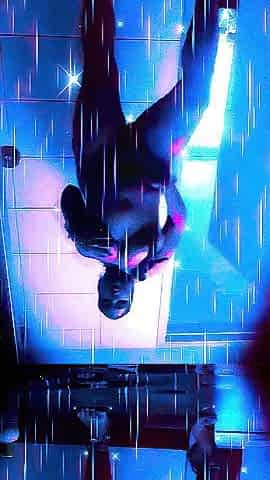 Blue hardcore electronica dance raunchy play dance bare