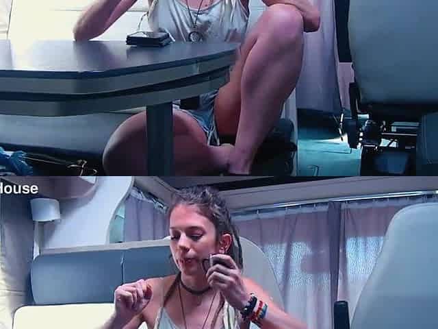 Hippie cutie Eva Fay screws a stranger in her camper van