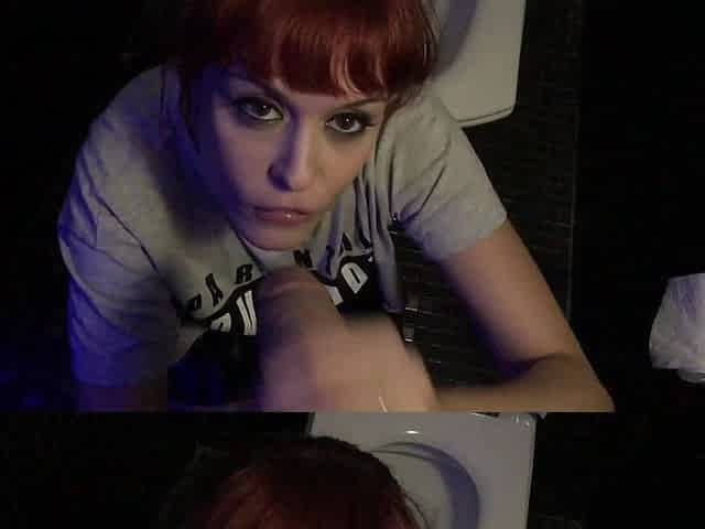 Sucking a Black Cock in a Public Toilet