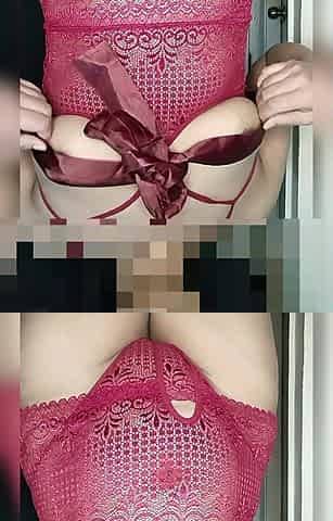 Desi Bhabhi Striptease Indian MILF Getting Ready for Valentine's Day
