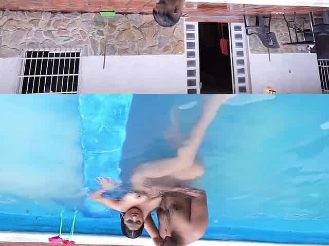 Stepdaddy Teaches Me To Swim Naked - I Drain His Huge Cock As A Thank-you