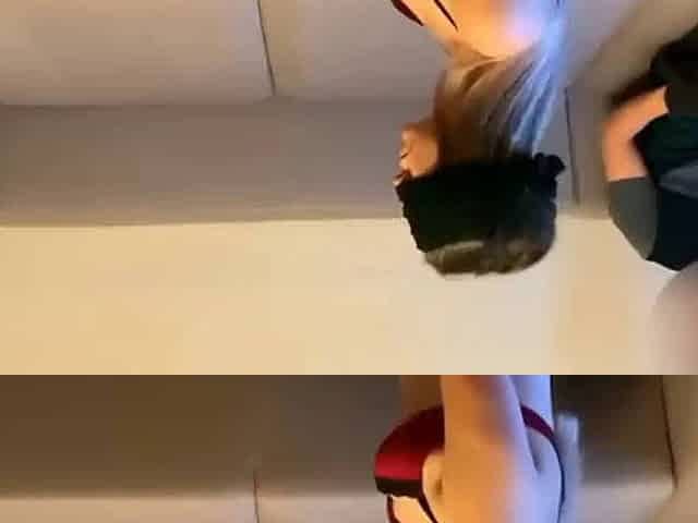 Blindfolded MILF's Orgasmic Blowjob Cuckold Adventure