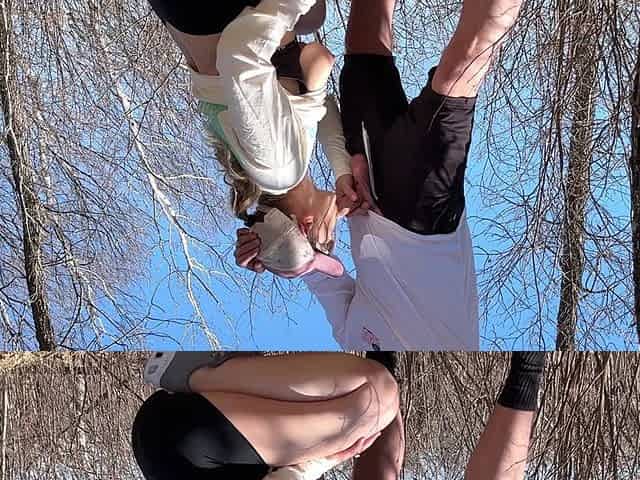 MILF Almost Caught Getting Fucked in Nature