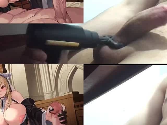 Fucking massager with Nun