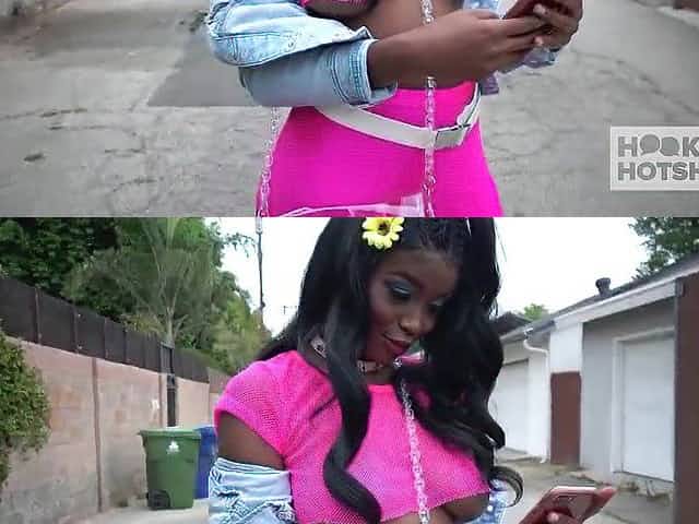 Black teen fuckdoll Kandie Monae gets smashed coarse by date