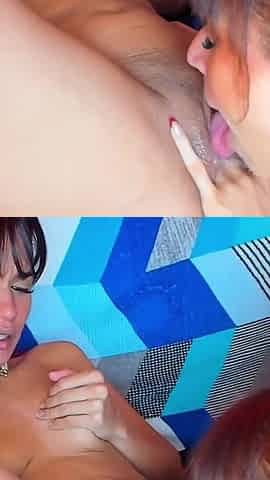 Lesbians in Delirium: Licking and Orgasm