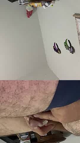 Chunky Chap Goons With Tiny Cock. Multiple Cumshots