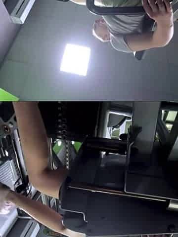 Perspired Latin chick baby gets drilled hard after training