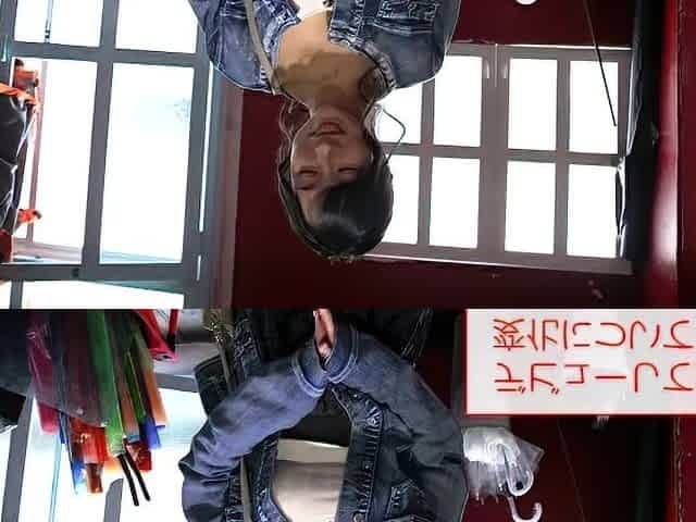 Asian girl in red lingerie getting her pussy licked fingered