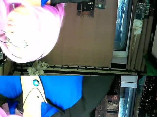 My slutwife and a prankster Aimee in her 2 broadcasting guises: for youthful and adult viewers...))
