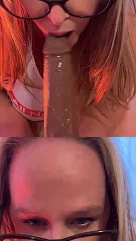 Perfect Peach BBC Dildo Solo