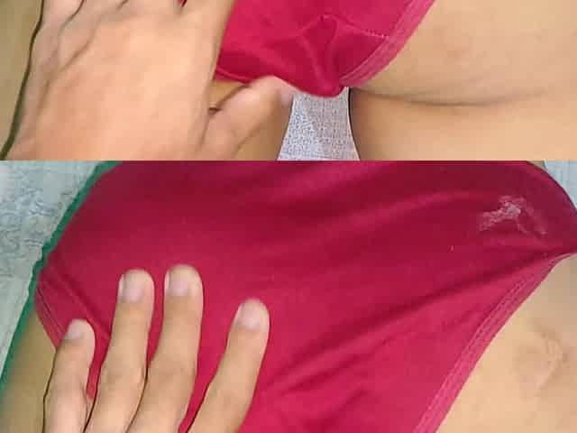 Fucking His Virgin Girlfriend in Doggy Style Position