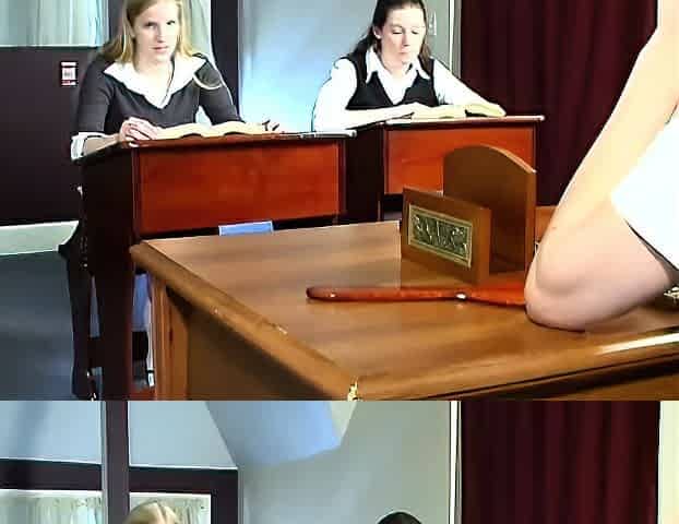Redhead fetish spanking and pussy vibrating