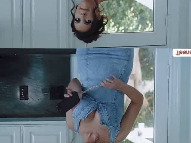 I caught my slut babysitter touching her self