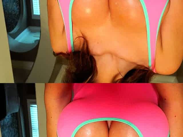 Beautiful brunette with big boobs jerk off instrucions
