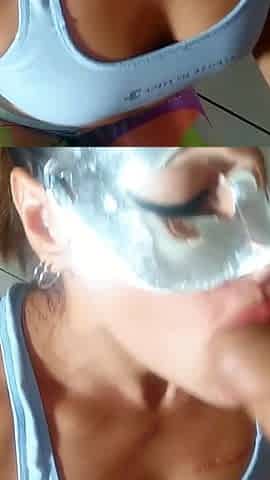 A lot of cum like protein post training