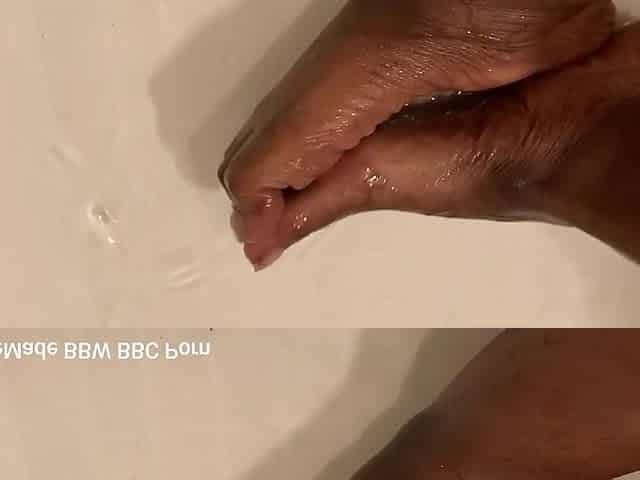 In the Bath Rubbing Washing My Feet