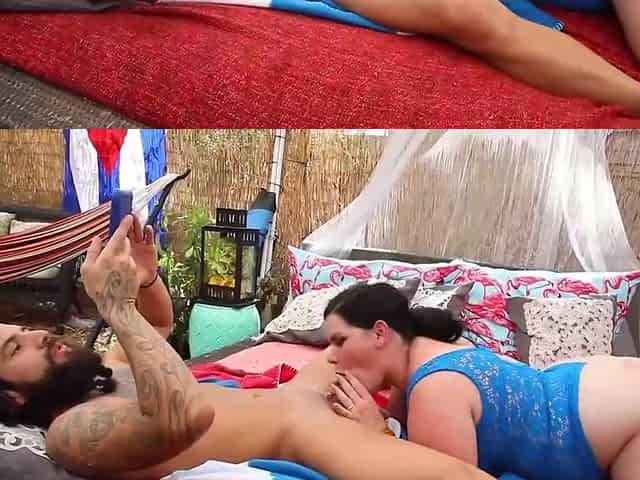 Curvy Cuban Angelina Castro Gets Filmed while Sucking Cock