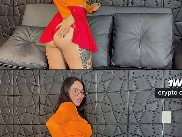 Velma gets drilled hard on Halloween jeniferplay halloween