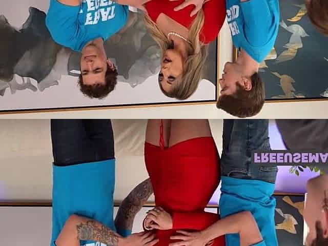 Large Ass Realtor Shows Open Abode To Frat Guys - Mia James, Jayden Marcos, Sage