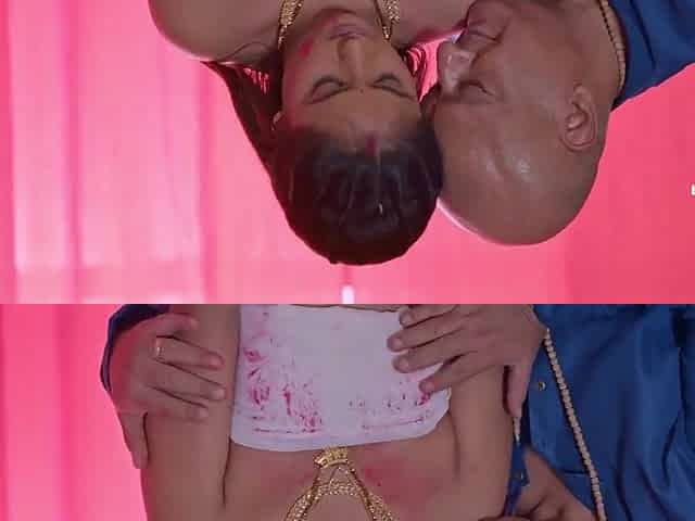 Indian hot babe erotic threesome scene