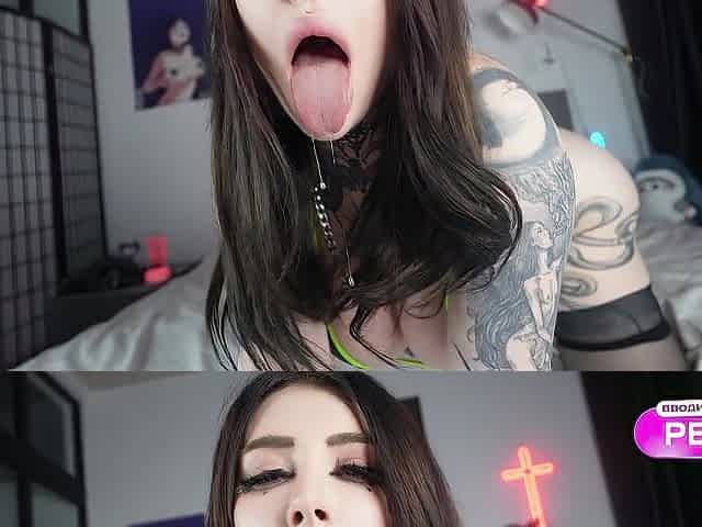 Hard and ruthless banging with a large butt, throat screwing, and facial spunk flow
