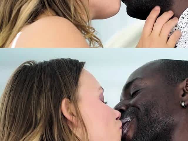 Hairycunt sexy babe analized by BBC BF