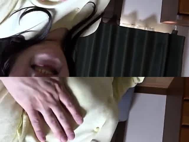 Asian japanese amateur has deep throat