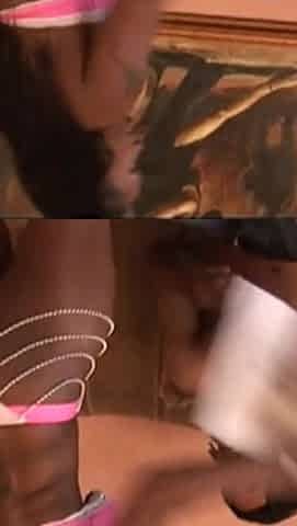 Ethereal Black Beauty Jade Stone Reaches Her BBC Soulmate After a Long High Heels Walk.
