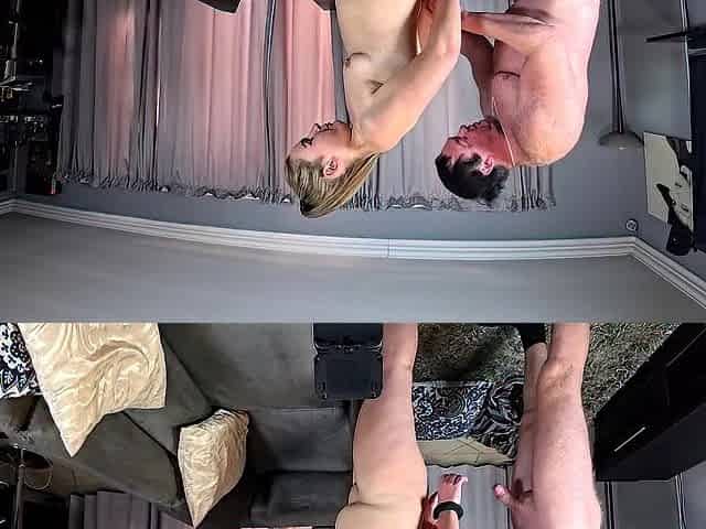 Jock hungry bitch sucks my rod with her hands cuffed behind her back