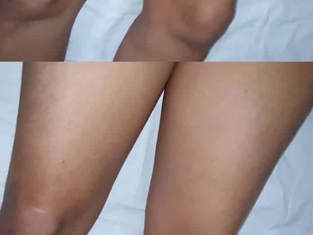 Hubby Massages His Wife's Foot in Night