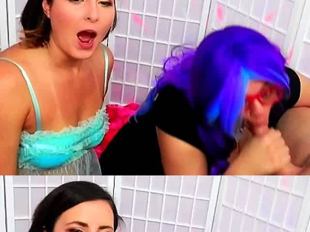 An amateur MILF blowjob followed by hot fucking