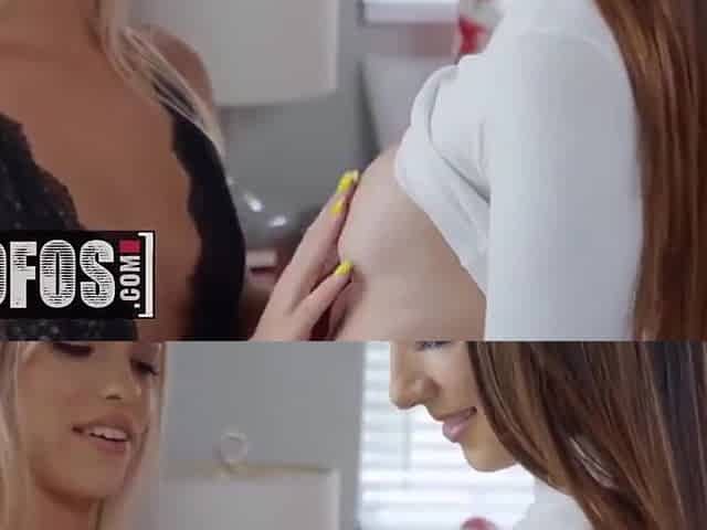Slutty Coeds Share In Threesome - Oliver Flynn, Leah Lee And Natalia Nix