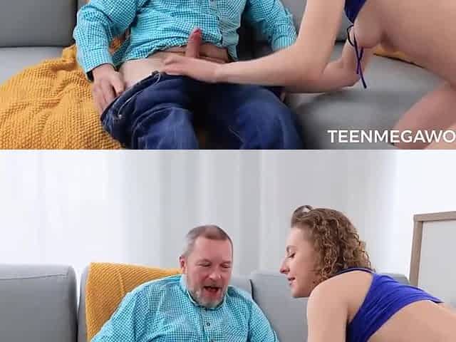 Wavy-haired Slut Gets Banged By Older Man With Stella Bliss
