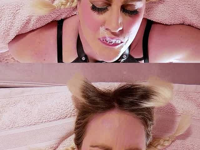 Sloppy Upside Down Throat Fuck + Monster Facial