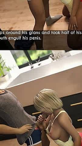 Awam 2 Real Fuck Edition - Amber Craves Cock so Badly She Begs Dylan to Keep Fucking Her in the Living Room - Neil Cuckold Ver