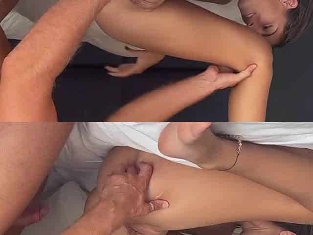 Vagina licking leads to coarse sex