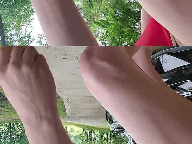 Cars can watch my Plugged butt